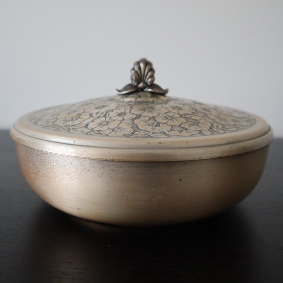 Grammes Allentown Storage & Organization Vintage Brass Bowl With